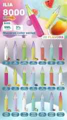 ILIA BAR抛弃式6代鴨嘴獸 8000口 一次性拋棄式